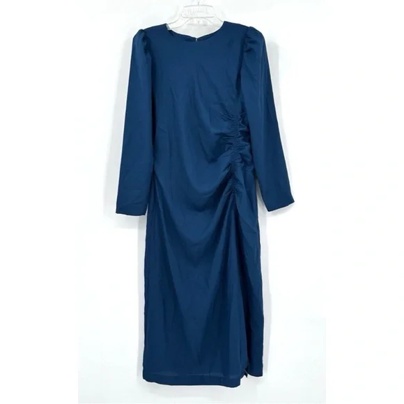 Ann Taylor Sheath Dress Teal Size 6 - Picture 2 of 9